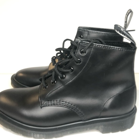 Dr. Martens 101 Brando Triple Black boots size 9 men’s 10 women’s brand new! - Picture 5 of 16